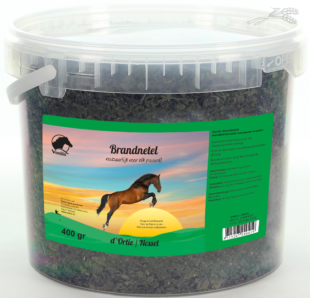 Vanilia Brandnetel 400 gr.