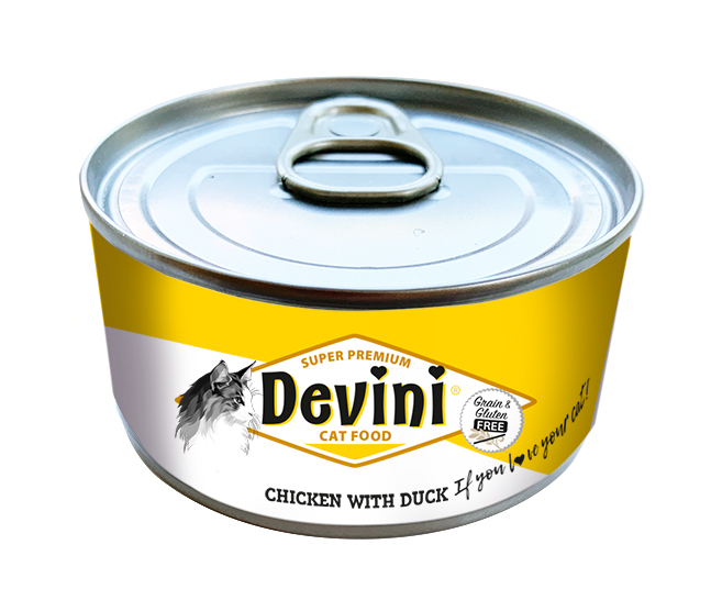 Devini Cat Chicken With Duck 12 x 70 gr.
