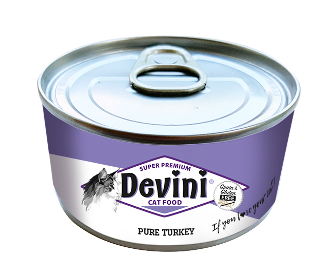 Devini Cat Pure Turkey 12 x 70 gr.