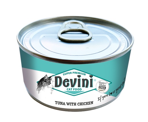 [VBH29366] Devini Cat Tuna With Chicken 12 x 70 gr.