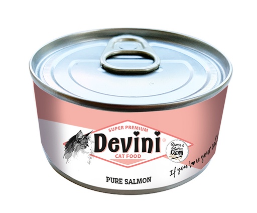 [VBH29369] Devini Cat Pure Salmon 12 x 70 gr.