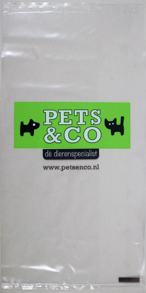 Pets&Co LDPE Zakken Bedrukt Middel 1000 st.