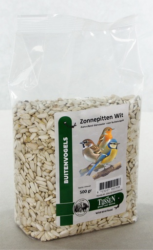 [VV025005] Tijssen Zonnepitten Wit 500 gr.