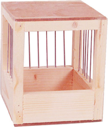 [VVA077] Nestkastje Kanarie gespijld 1 st.