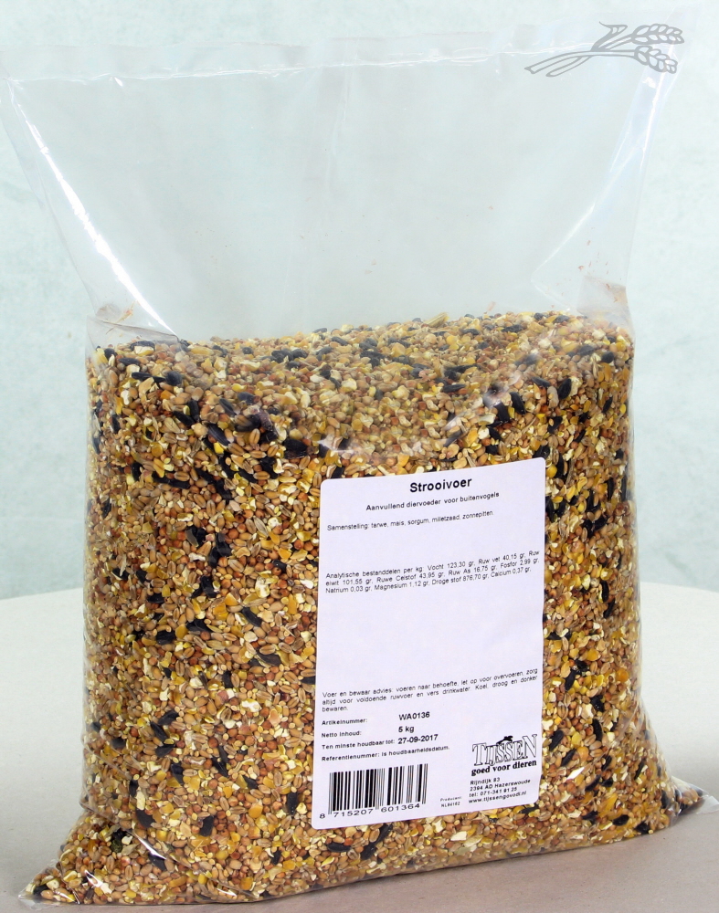 Strooivoer Pallet 120 x 5 kg.