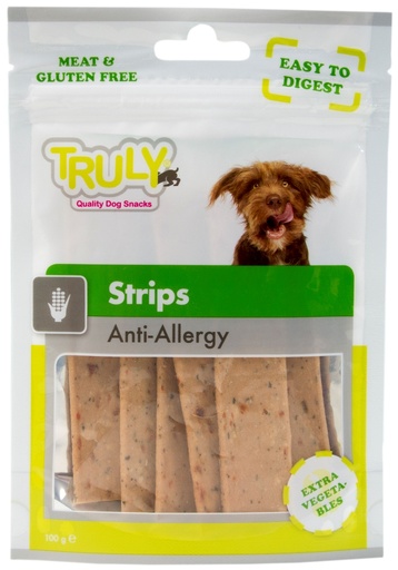 [WP58209] Truly Snacks Dog Strips Anti Allergy 100 gr.