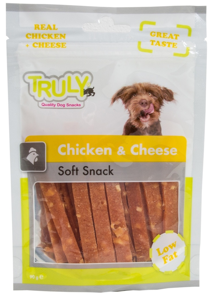 Truly Snacks Dog Chicken & Cheese 90 gr.