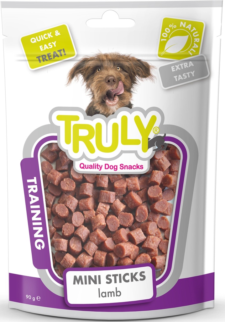Truly Snacks Dog Training Mini Sticks Lamb 90 gr.