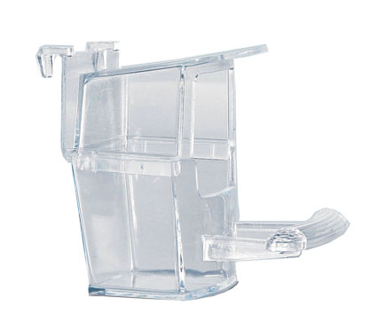 [X14149] Zaadbakje+Haakjes Transparan 6 x 1 st.