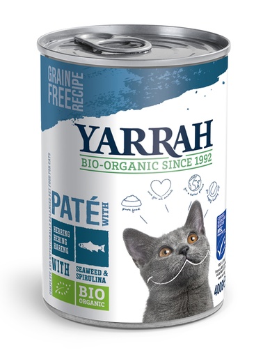 [Y7038] Yarrah Kat Blik Pate Vis 12 x 400 gr.