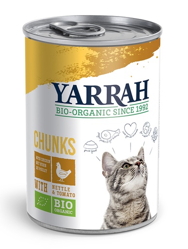 [Y7136] Yarrah Kat Blik Br.Kip in Saus 12 x 405 gr.