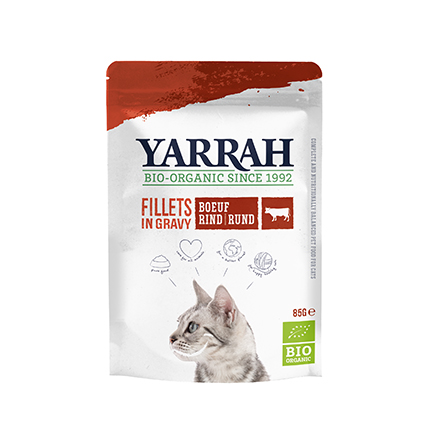 [Y8122] Yarrah Kat Pouch Beef in Gravy 14 x 85 gr.