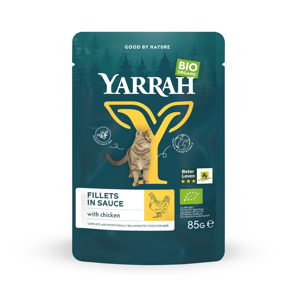 Yarrah Kat Pouch Chicken in Gravy 14 x 85 gr.
