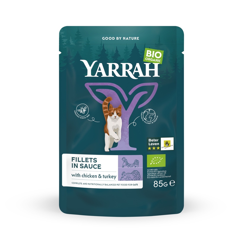 Yarrah Kat Pouch Turkey in Gravy 14 x 85 gr.