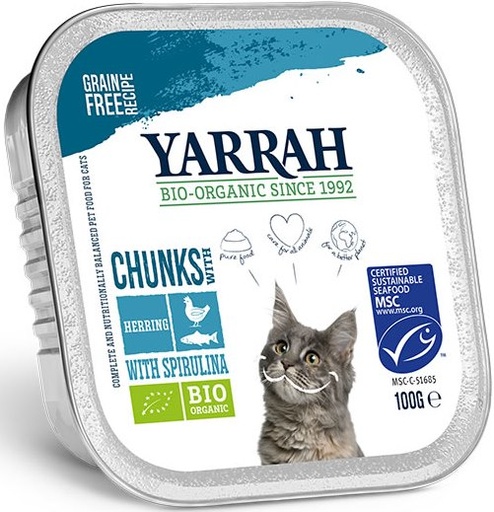 [Y9014] Yarrah Kat Alu Br.Kip/Haring 16 x 100 gr.