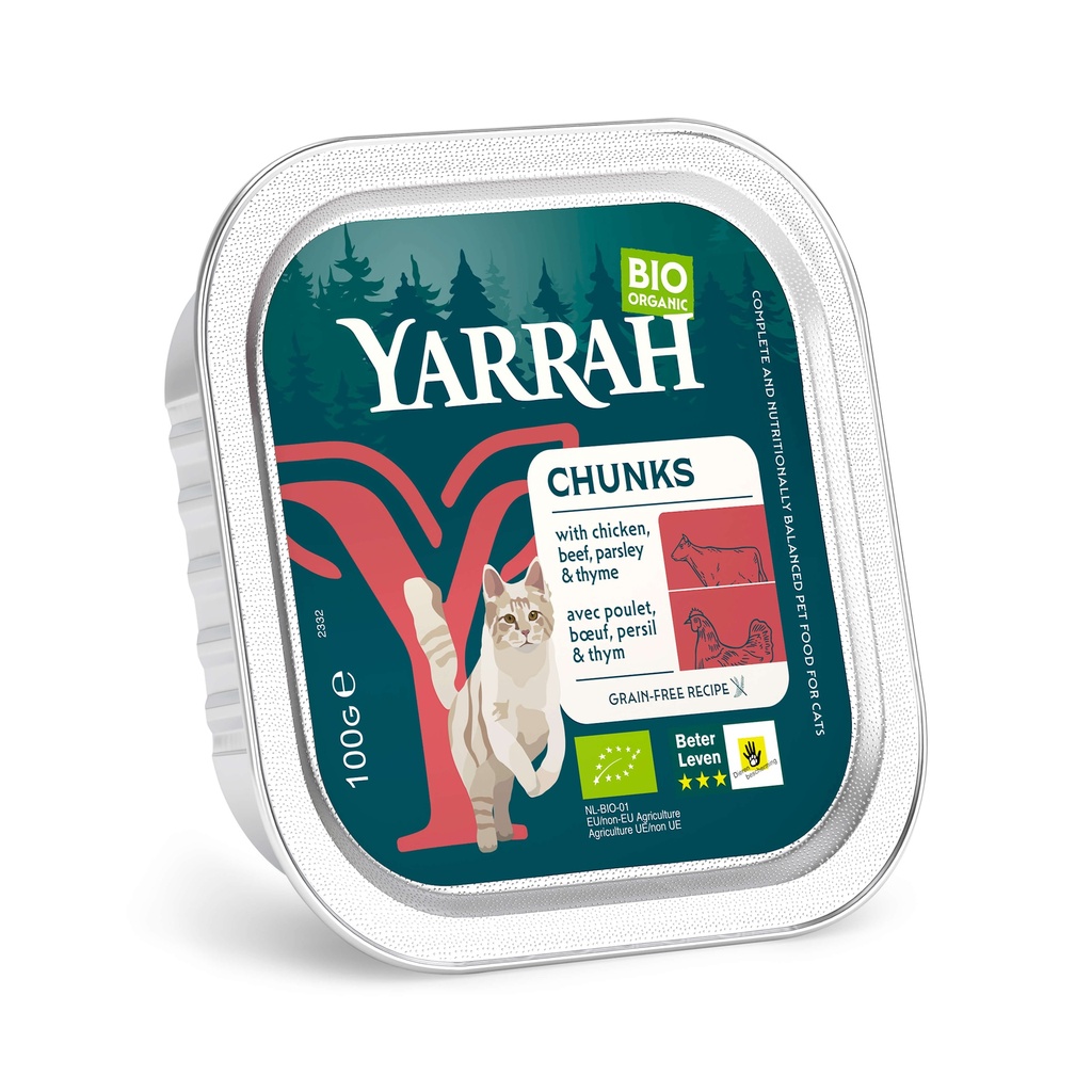 Yarrah Kat Alu Br.Kip/Rund 16 x 100 gr.
