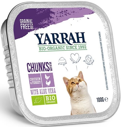 [Y9041] Yarrah Kat Alu Br.Kip/Kalkoen 16 x 100 gr.