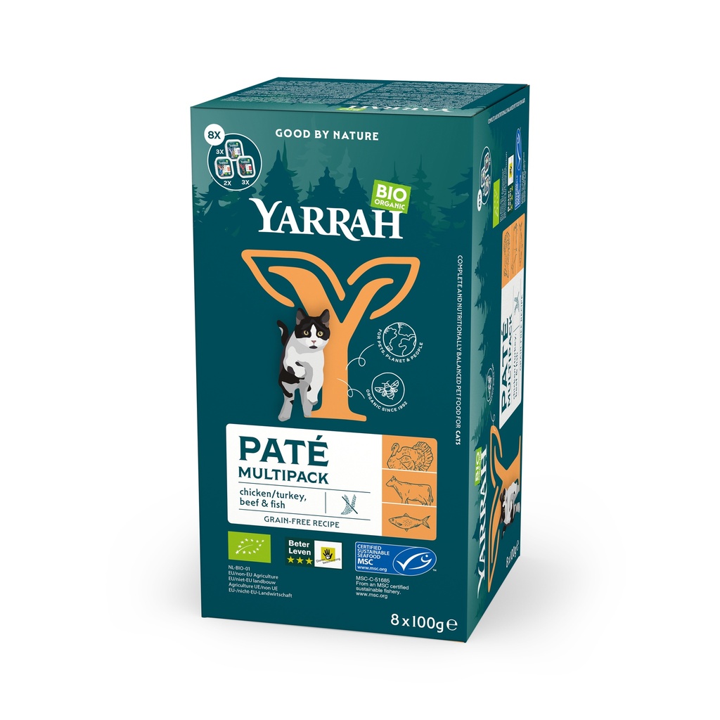 Yarrah Kat Alu MP Pate Mix (8 x 100 gr.)