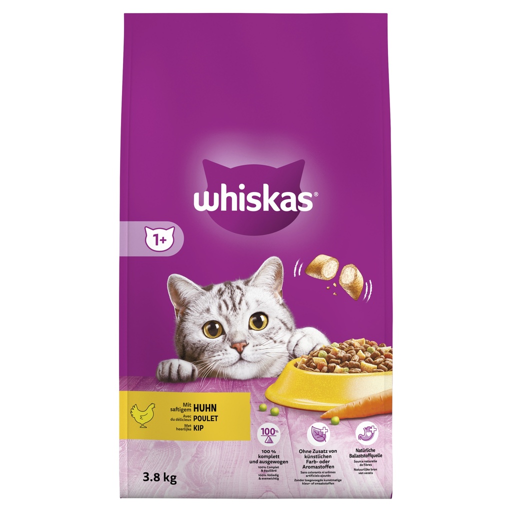 Whiskas Droog Kip