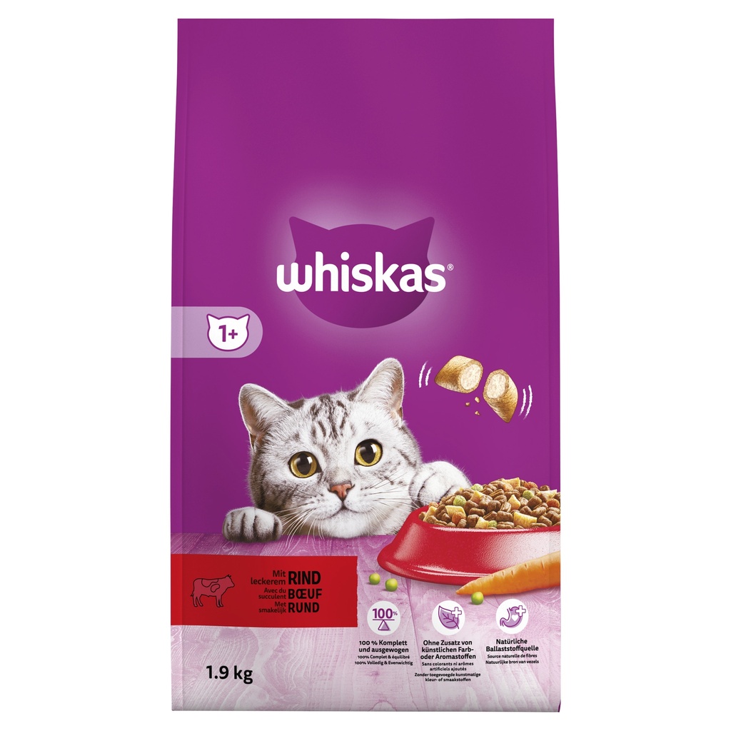 Whiskas Droog Rund