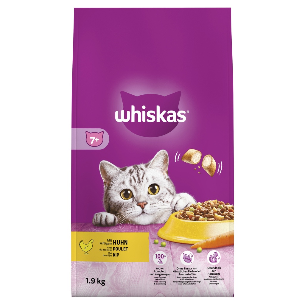 Whiskas Droog Senior Kip