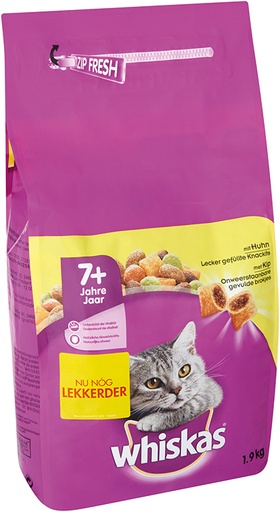 [MA325675] Whiskas Droog Senior Kip (6 x 1.9 kg.)