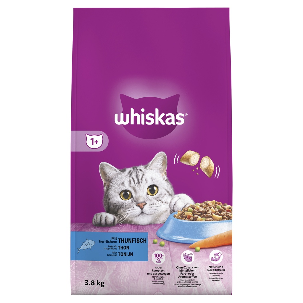 Whiskas Droog Tonijn