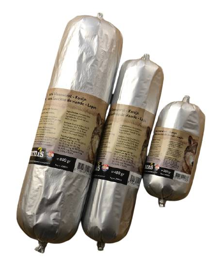 Carnis Gestoomde Worst Konijn