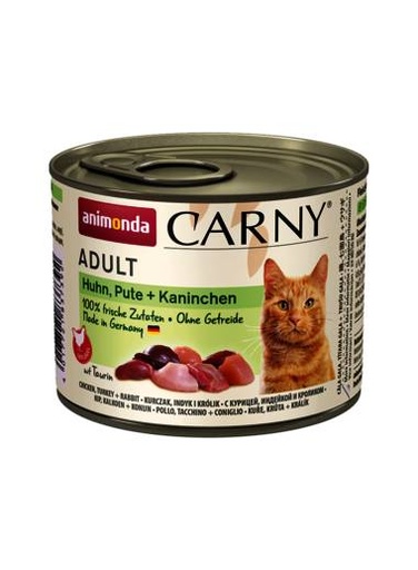 [AM83739] Carny Kip/Kalkoen/Konijn (6 x 200 gr.)