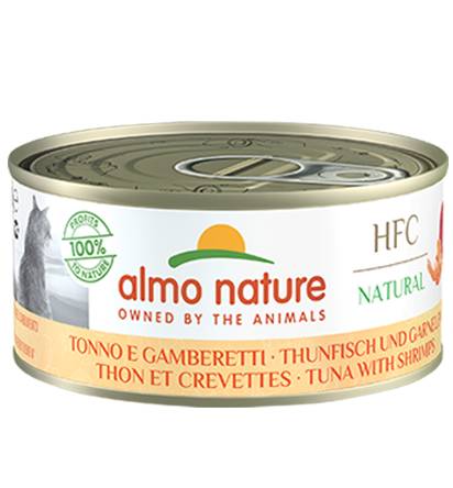 [AL5128H] Almo Nature Tonijn met Garnaal (24 x 150 gr.)