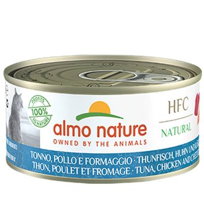 [AL5130H] Almo Nature Tonijn met Kip en Kaas (24 x 150 gr.)