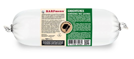 [BM36298] BARFmenu Hond Groentemix (10 x 500 gr.)