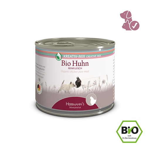 [CP00769] Herrmanns Bio Puur Kip 12 x 200 gr.