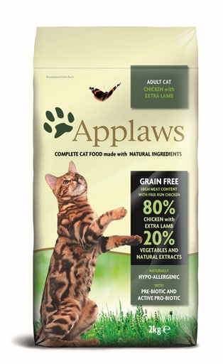 [CP43946] Applaws Chicken & Lamb Adult Brokjes 2 kg.