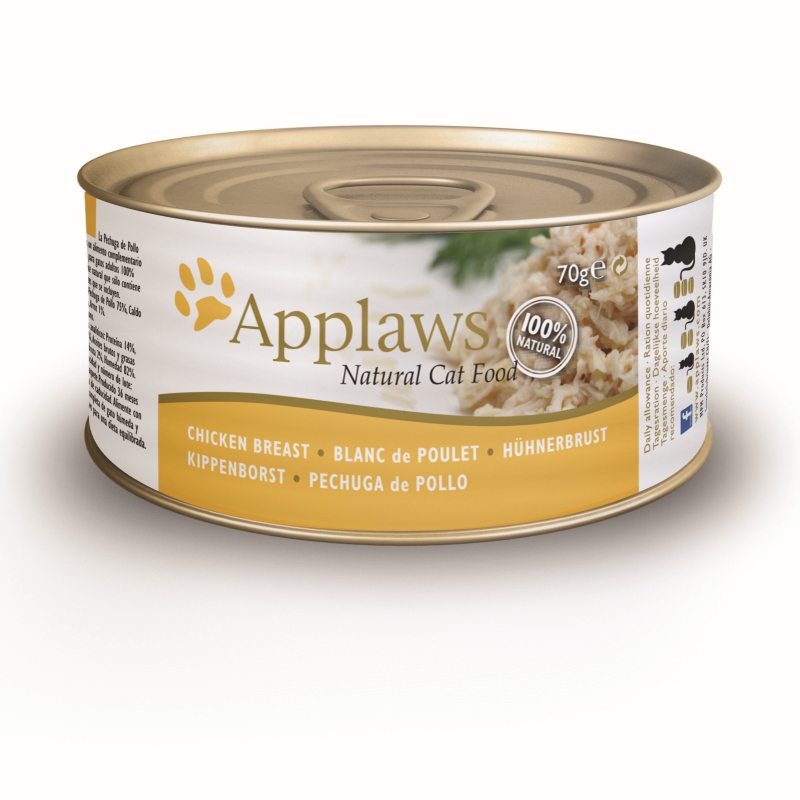 Applaws Blik Cat Chicken Breast 24 x 70 gr.