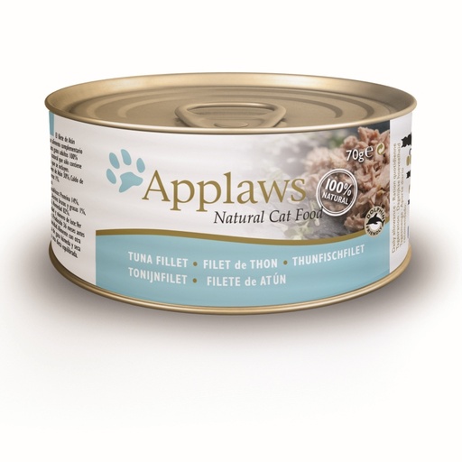 [CP49002] Applaws Blik Cat Tuna Fillet 24 x 70 gr.
