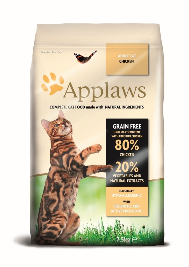 Applaws Chicken adult Cat Brokjes 7,5 kg.