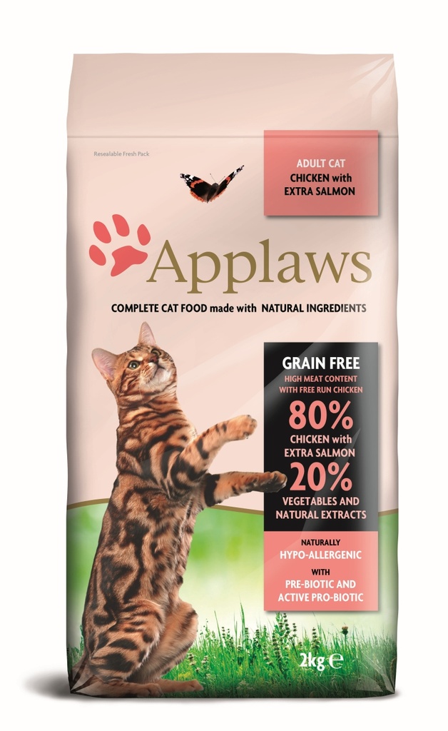 Applaws Chicken & Salmon Adult Brokjes 2 kg.