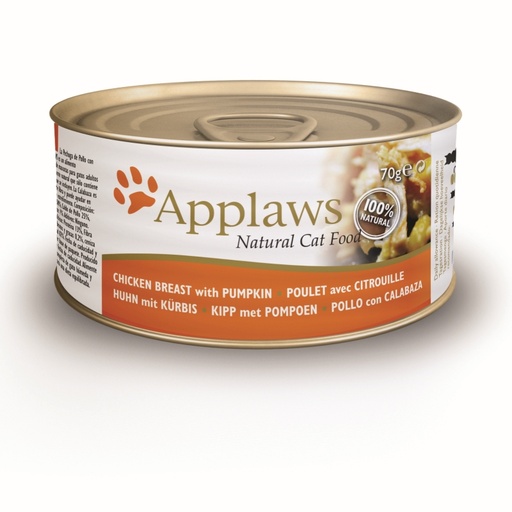 [CP49216] Applaws Blik Cat Chicken Breast & Pumpkin 24 x 70 gr.