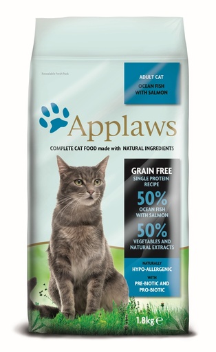 [CP49729] Applaws Ocean Fish & Salmon Adult Brokjes 1,8 kg.
