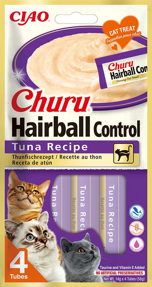 Inaba Churu Hairball Tuna (12 x 4 x 14 gr.)