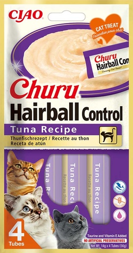 [FP73055] Inaba Churu Hairball Tuna (12 x 4 x 14 gr.)