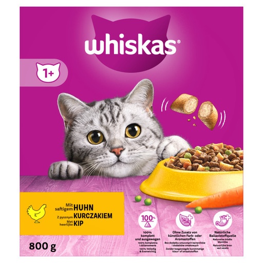 [MA433204] Whiskas Droog Kip Box 5 x 800 gr.