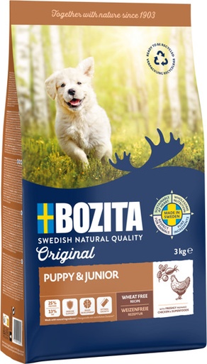 [BZ41023] Bozita Original Puppy & Junior (3 kg.)