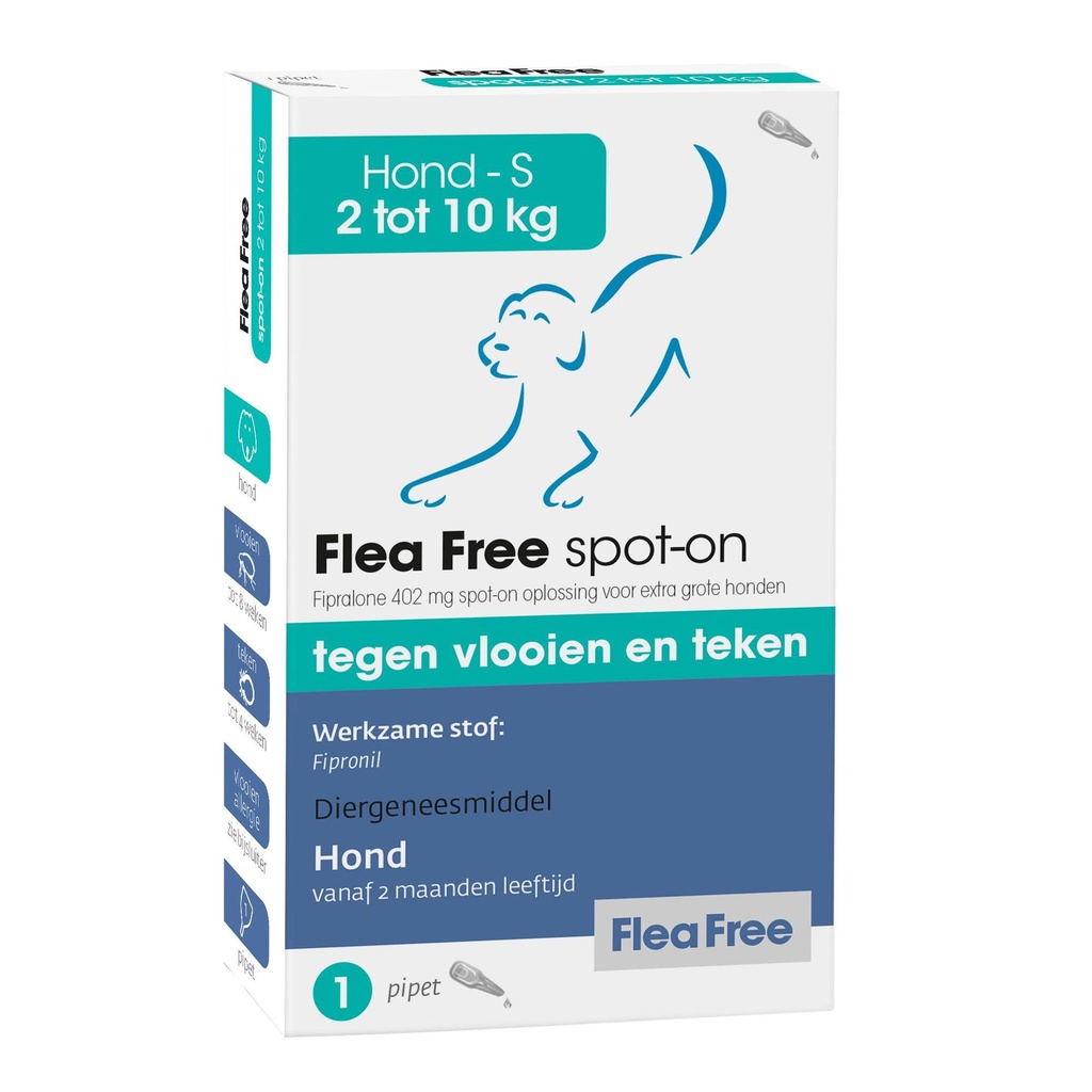 Flea Free Spot On Hond 1 Pipet