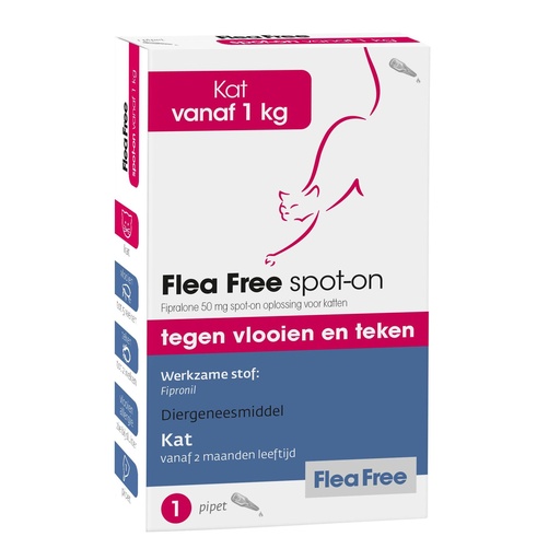 [E873] Flea Free Spot On Kat (1 pipet)