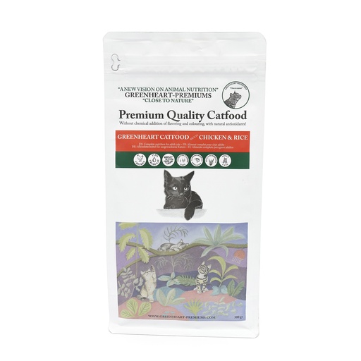 [GH31029] Greenheart Cat Chicken & Rice (500 gr.)