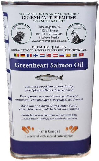 [GH30466] Greenheart Zalmolie (250 ml.)