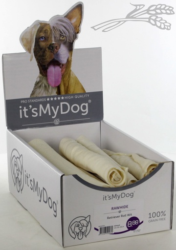 [IMD50003] it's My Dog Rawhide Retriever Roll Wit (12 x 1 st.)