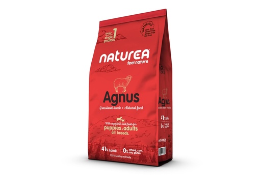 [NT37287] Naturea Dog Naturals Agnus Grasslands Lamb (2 kg.)